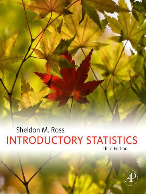 Title details for Introductory Statistics by Sheldon M. Ross - Available